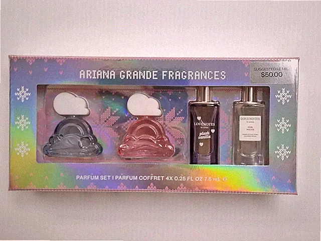 Ariana Grande Deluxe MINI Perfume Sampler Set DABBERS Love Notes Cloud 0.25oz
