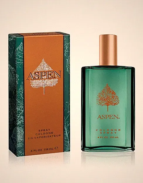 Aspen Cologne Spray, Vegan Formula, Cologne Spray, Woody Spicy Scent, 118 ml 4oz
