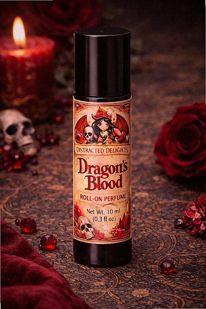 Dragon’s Blood Roll On Perfume Oil – Warm Resinous Amber Spicy Scent