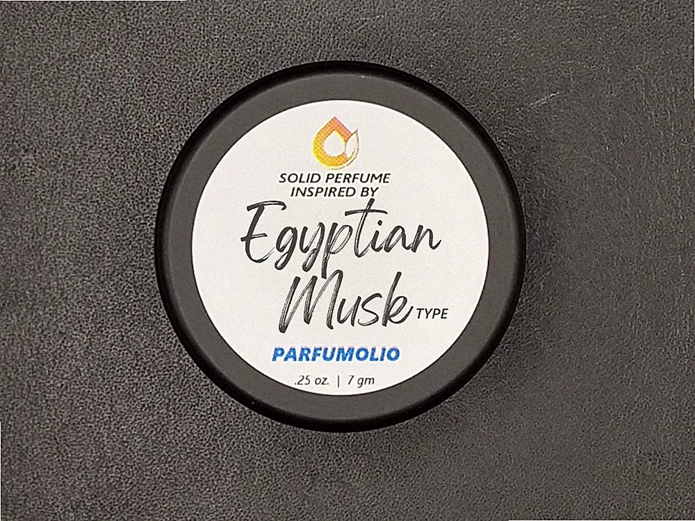 EGYPTIAN MUSK Solid Perfume - Fragrance Body Oils - 7gm - Unisex