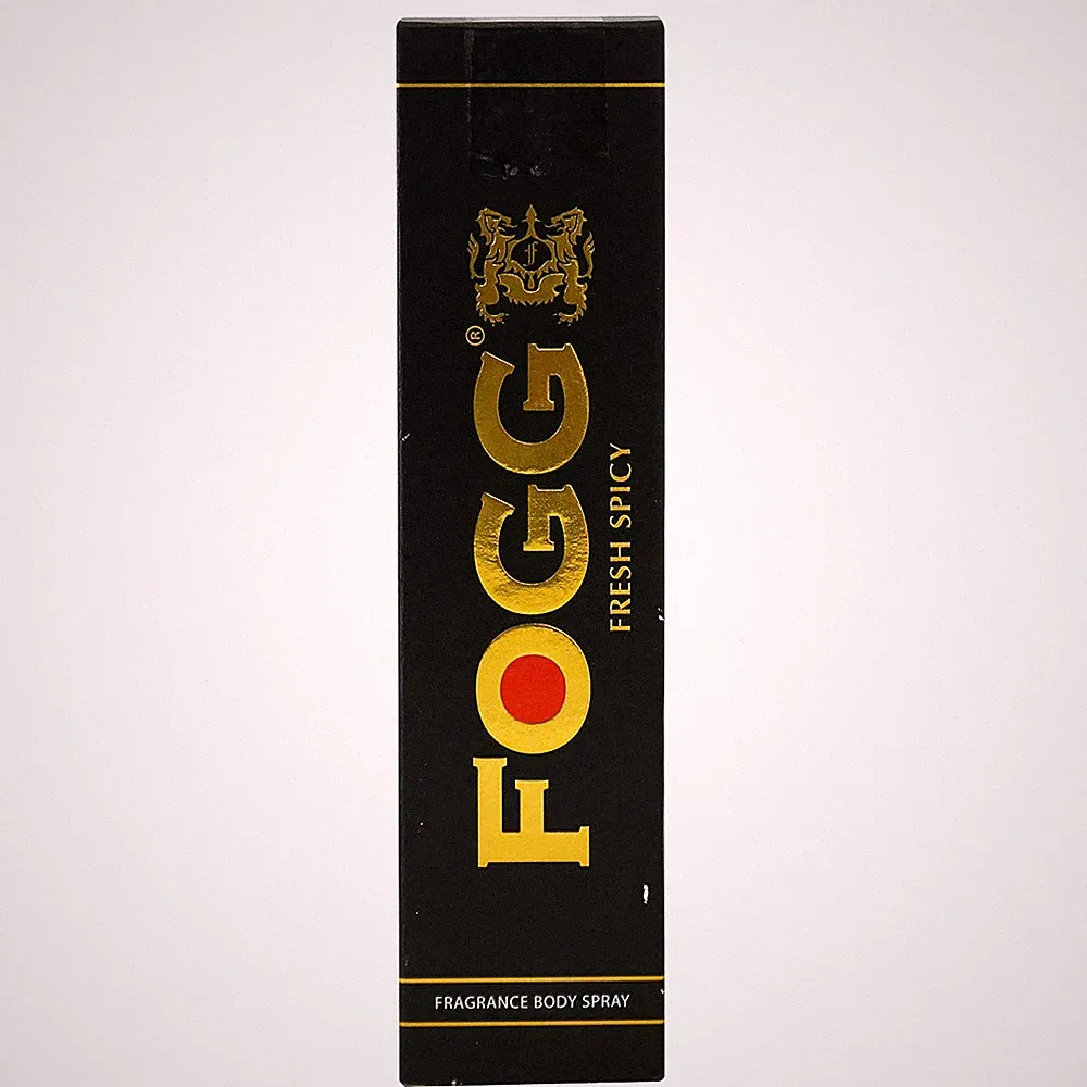 Fogg Fresh Spicy Black Series For Men 150ml Long Lasting fragrance Body Spray