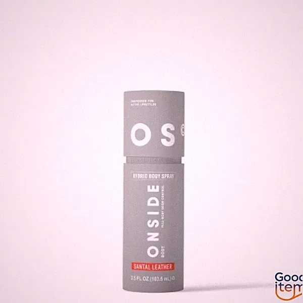 Onside Hybrid Body Spray - Santal Leather - 3.5 fl oz: Spicy Scent, Package Quan