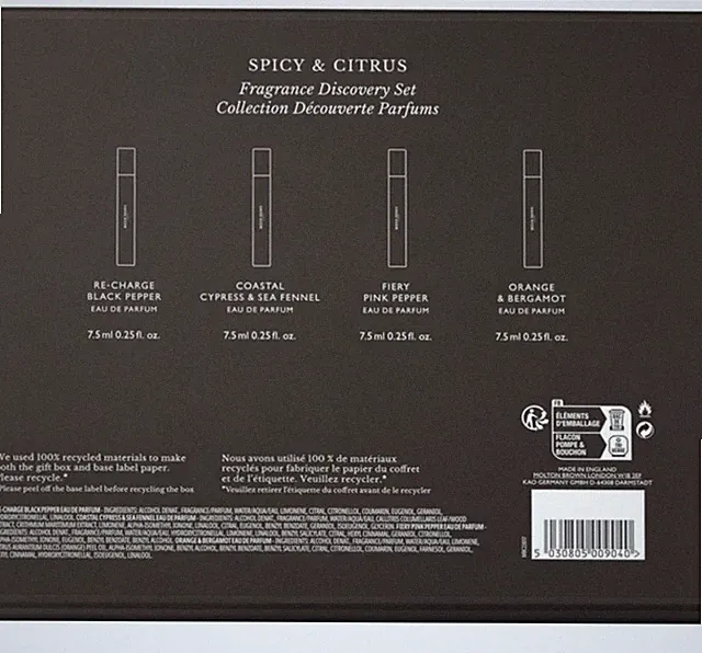 Spicy & Citrus Fragrance Discovery Set