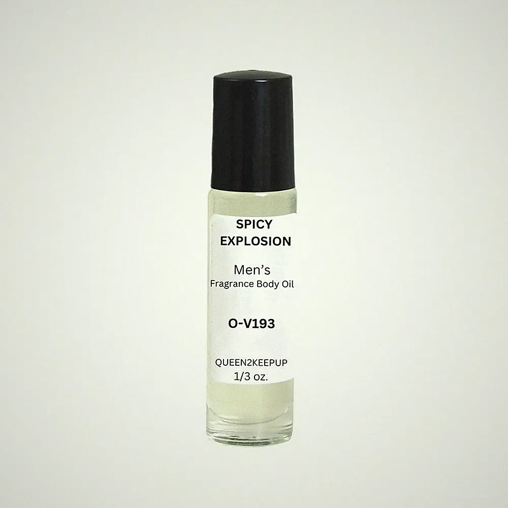 Spicy Explosion (Men) Body Oil 10 ml Fragrance All Natural 1/3 Roll-On Scent