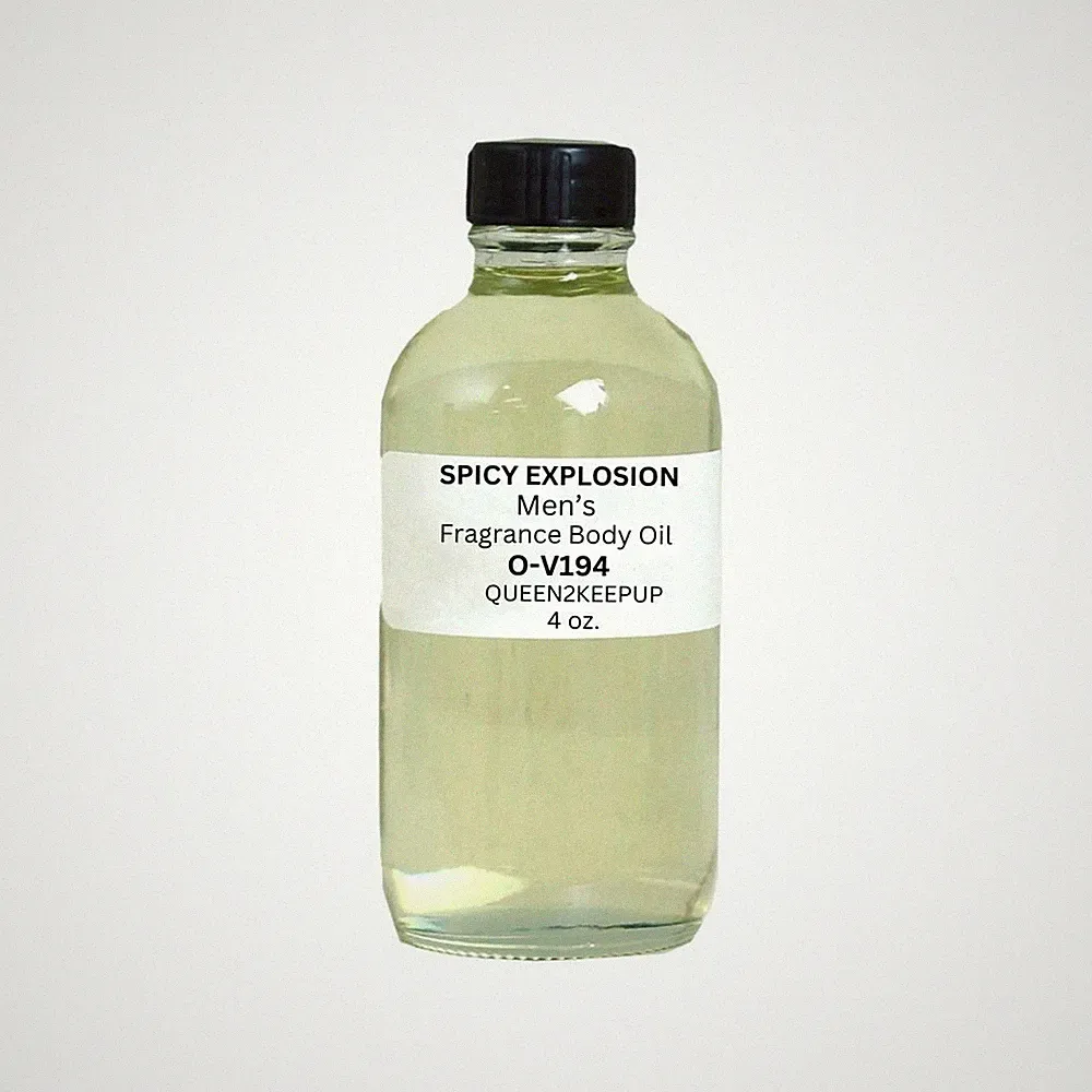 Spicy Explosion (Men) Body Oil 4 oz Fragrance All Natural Scent