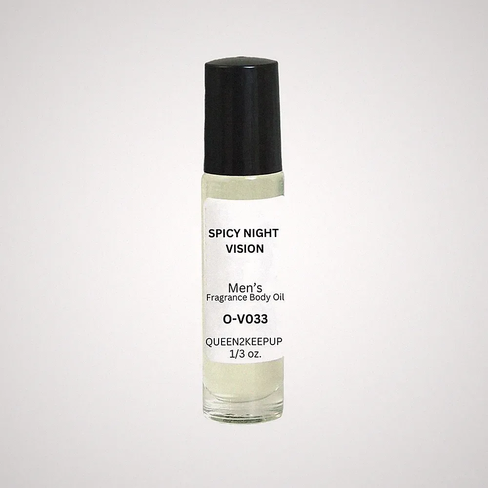 Spicy Night Vision (Men) Body Oil 10 ml Fragrance All Natural 1/3 oz Roll-On