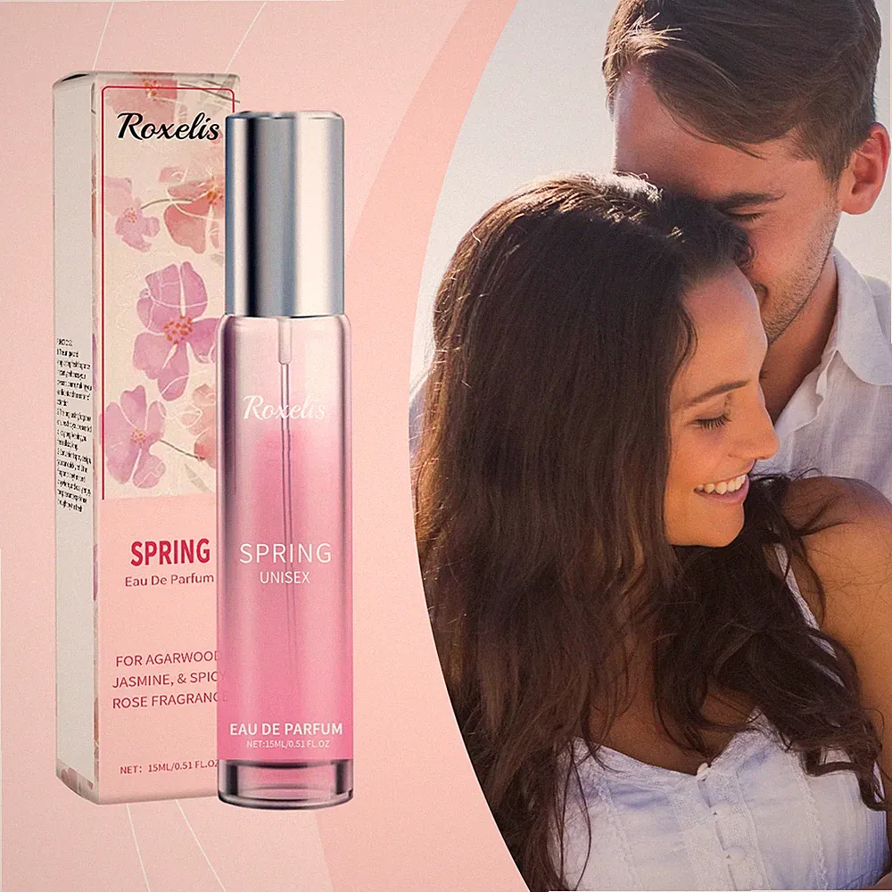 Spicy Rose & Woody Spring Perfume Spray, Long Lasting Natural Travel Scent