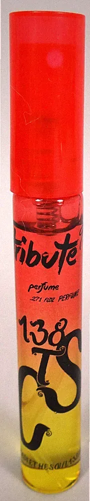 Tribute 91 Blue Perfume Mini Travel Spray .27 oz 138CTS Spicy Amber Earthy Scent
